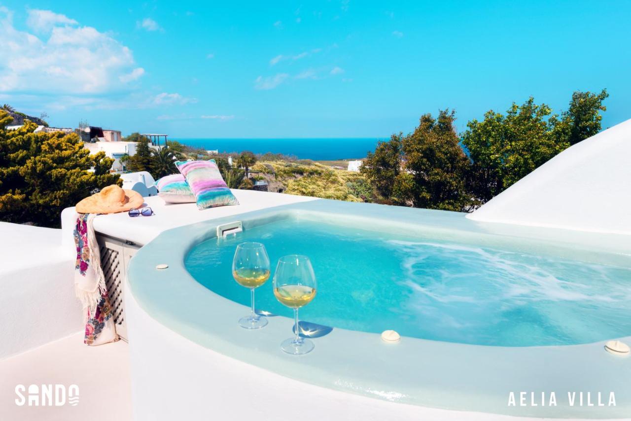 Sando Traditional Cave Villas With Jacuzzi And Sea View Vourvoulos Luaran gambar