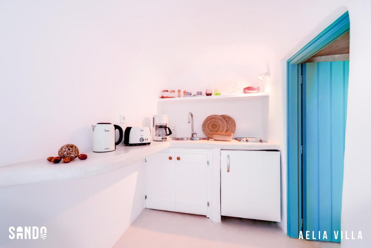 Sando Traditional Cave Villas With Jacuzzi And Sea View Vourvoulos Luaran gambar