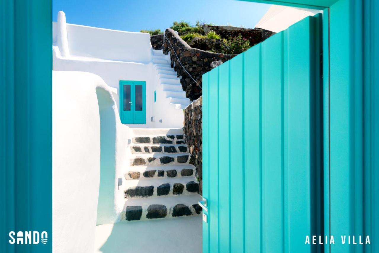 Sando Traditional Cave Villas With Jacuzzi And Sea View Vourvoulos Luaran gambar