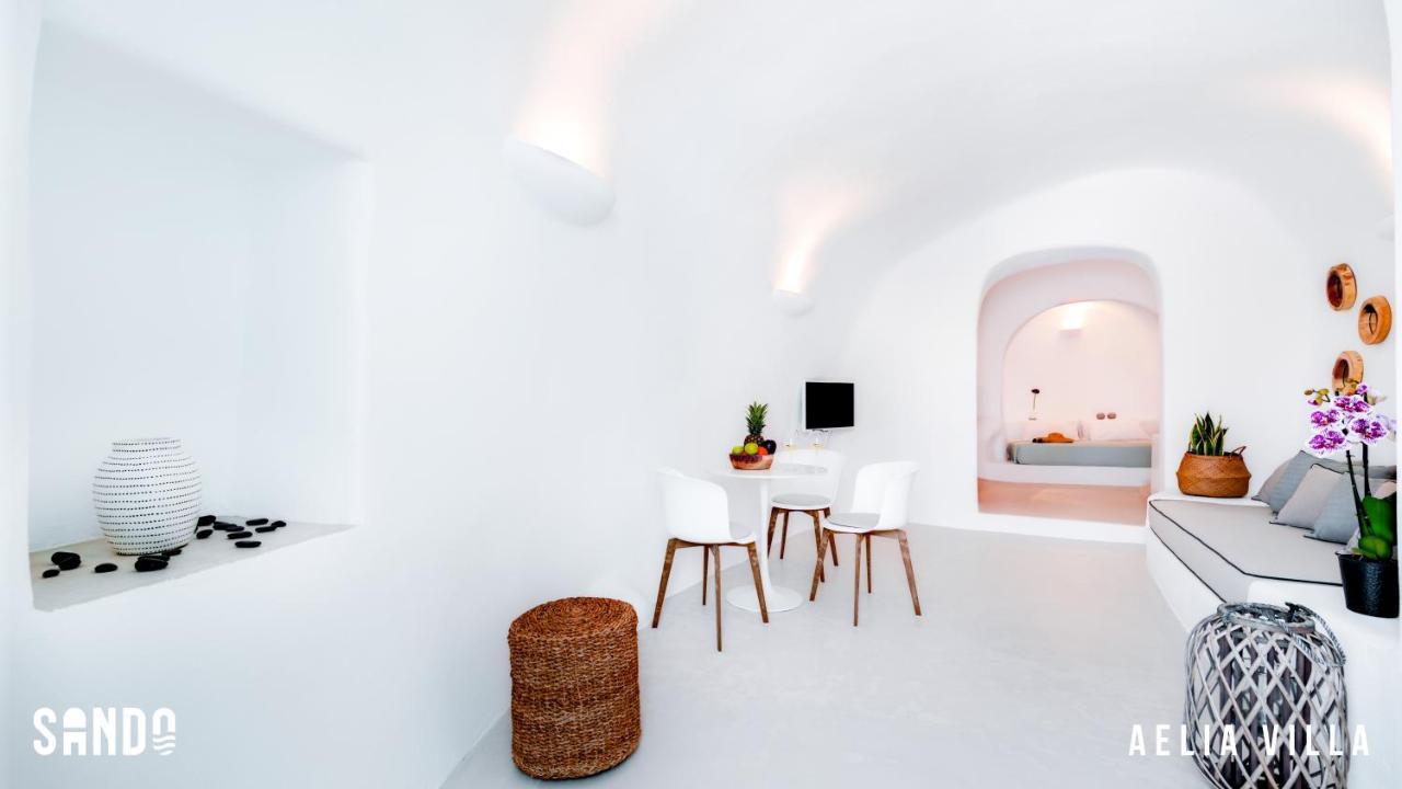Sando Traditional Cave Villas With Jacuzzi And Sea View Vourvoulos Luaran gambar
