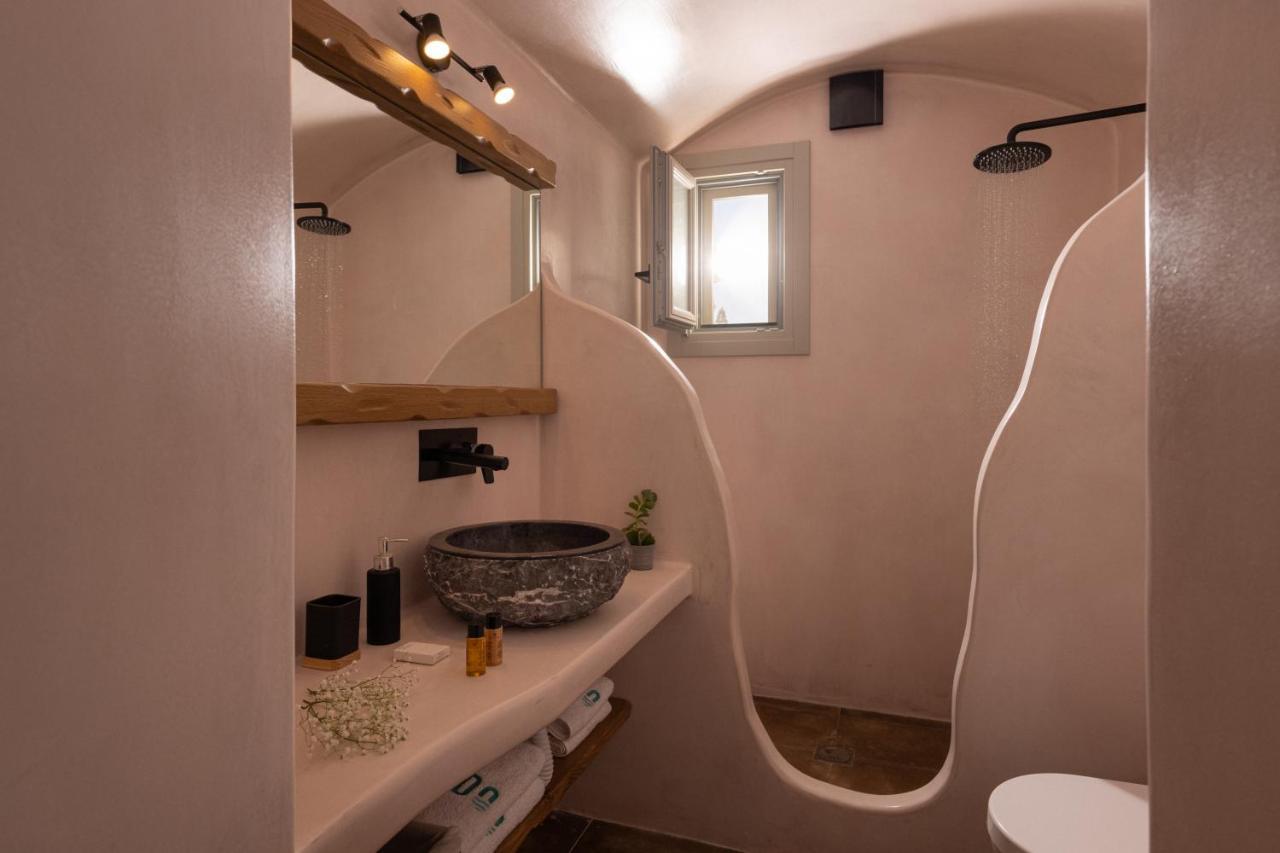 Sando Traditional Cave Villas With Jacuzzi And Sea View Vourvoulos Luaran gambar
