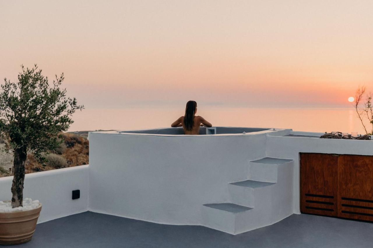 Sando Traditional Cave Villas With Jacuzzi And Sea View Vourvoulos Luaran gambar